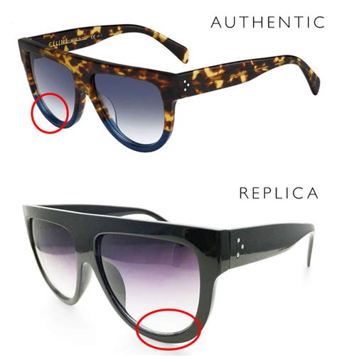 celine shadow sunglasses fake|5 Ways to Tell If Designer Sunglasses Are Fake .